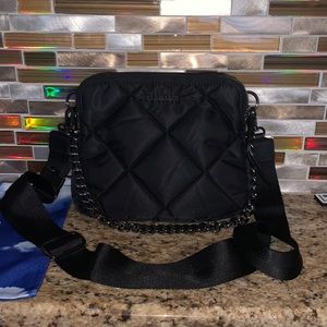 MZ Wallace black quilted Bowery crossbody